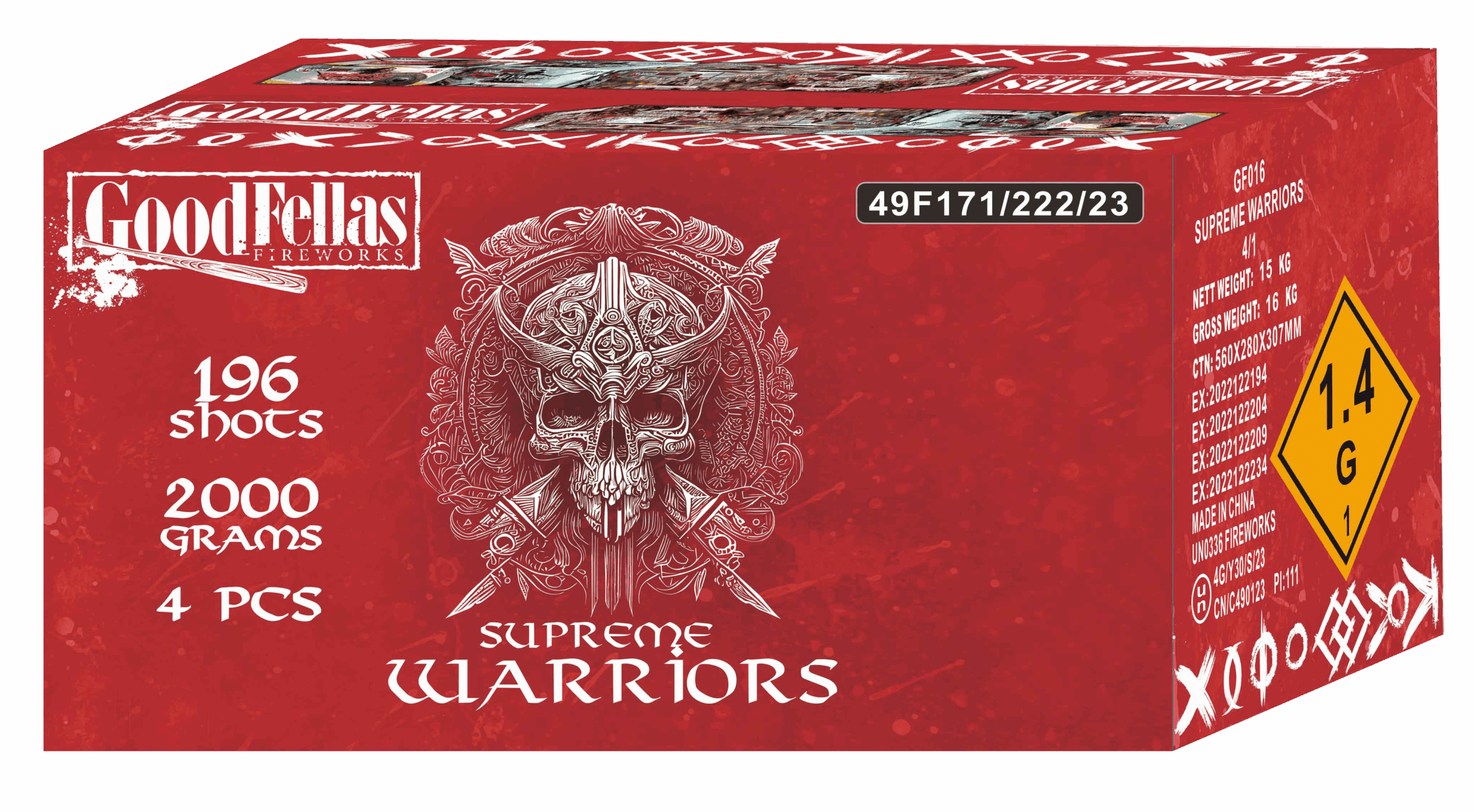 SUPREME WARRIORS - Xtellar Fireworks